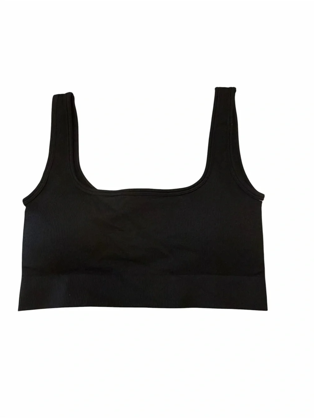 Women’s Yoga Sports Bra Medium‎ Black Stretch Comfort Sample NEW Athletic Sporty
